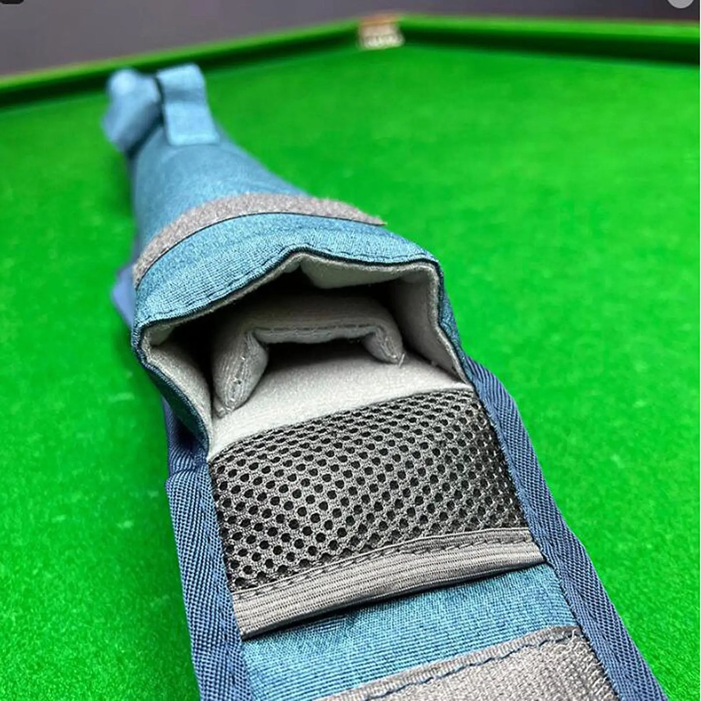 3x4 Pool Cue Cases 1/2 Snooker Pool Cue Bag Portable Lightweight Soft Billiard Cue Stick Storage Pouch Sport Accessories