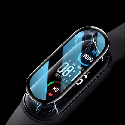 3D Full Screen Protector For Xiaomi Mi band 6 7 Miband Soft Glass Protective Smart Watch Accessories xiaomi mi band 5 4 3 Film