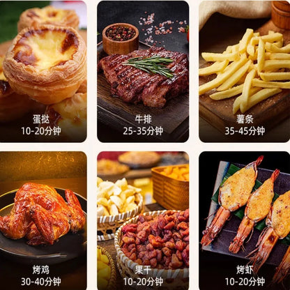 12L Air Fryer Large Capacity Ivisible Automatic Electric Fryer Household Intelligent Electric Oven Friggitrice Ad Aria