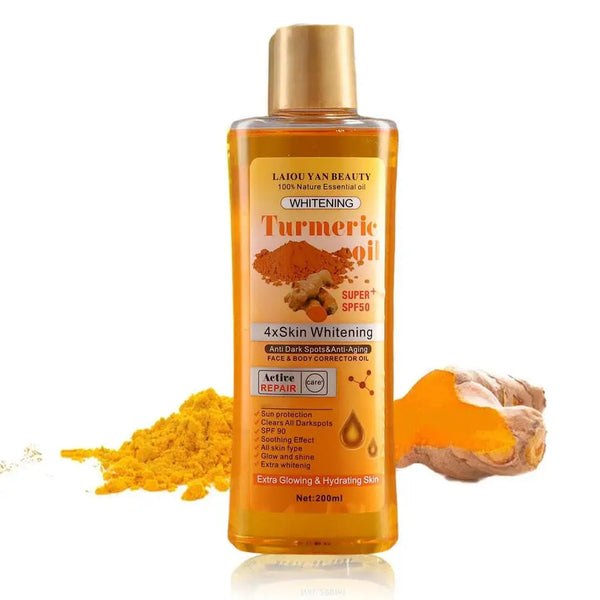Olio di curcuma, olio essenziale di zenzero, idratante profondo, nutriente e levigante, siero viso, olio idratante per la cura della pelle.