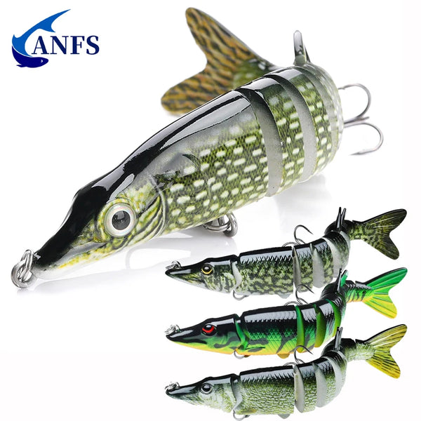 Esche da pesca per trota spigola Multi snodabili