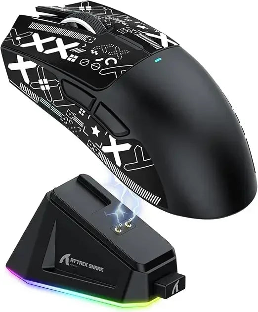 ATTACK SHARK X11 Wireless Lightweight Three-mode GamingMouse Sensor PAW3311 with RGB Charging Optical 22K DPI Computer Accessory