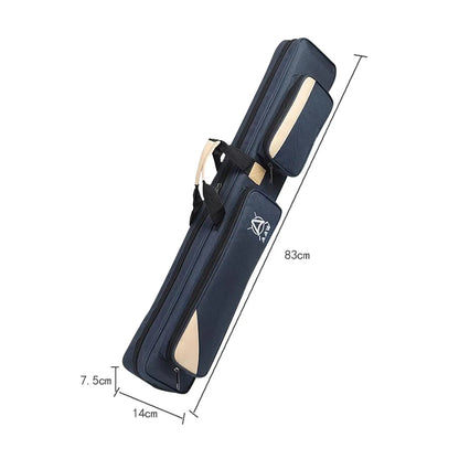 3x4 Soft Pool Cue Cases 1/2 Club Bag Portable Dustproof Carry Bag 32.68inch