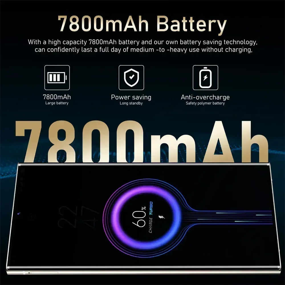 S24 Ultra Smart Mobile Phones Smartphone Android 14 Cell Phone 22TB+2TB 5G Dual SIM Snapdragon 8 gen 3 Global Version Cellphones