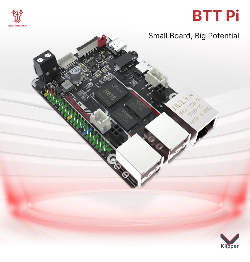 BIGTREETECH BTT PI Board 64 Bit Quad Core Cortex-A53 ARM VS Raspberry PI Orange PI PI4B+CB1 Upgrade For Klipper 3D Printer