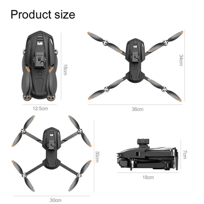 For Xiaomi V168 Drone 8K 5G GPS Professional HD Aerial Photography Dual-Camera Omnidirectional Obstacle Avoidance Drone