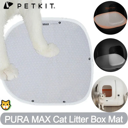 Original Petkit PURA MAX Sandbox Cat Litter Box Mat Accessories Pad Supplies Arena Para Gato Pet Products Automatic Toilet Mat