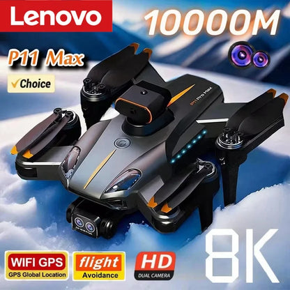 Lenovo P11 Pro Drone 8K HD Camera Foldable 5G GPS Professional Camera Intelligent Obstacle Avoidance Brushless Quadrotor 10000M