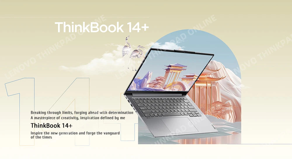 Lenovo ThinkBook 14+ 2024 AI Laptop AMD Ryzen AI 9 365 RAM 32GB  1TB SSD Core Graphics 14.5-inch 3K LED 120Hz Screen Notebook Pc