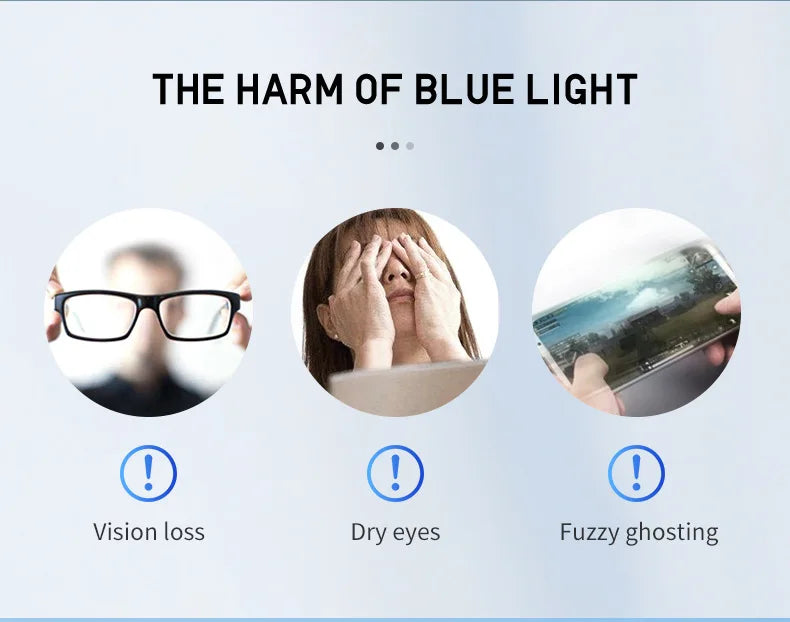 Feishini Black Tom Computer Women Eye Glasses Anti Blue Rays Radiation korea Glasses Clear Frames Men Square Eyewear Optical