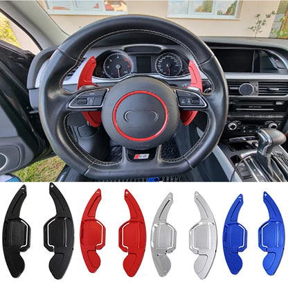 Avant Sline Allroad Quattro Car Steering Wheel Shift DSG Paddles For Audi A1 A3 S3 8V A4 S4 B8 A5 S5 A6 S6 C7 A7 A8 Q3 Q5 Q7 SQ5