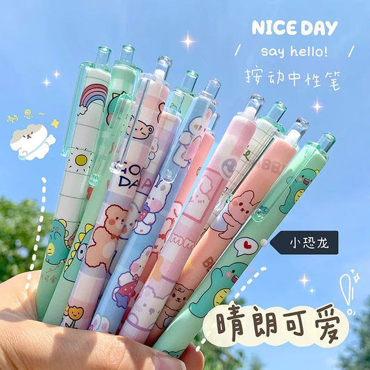 6pcs Kawaii Stationery Mechanical Pencil School Supplies Cute Things Pencils for School Anime Stationery Pens Kit Back to School 