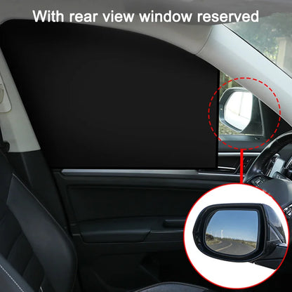 Magnetic Car Sunshade Side Window Cover Sun Visor Summer Protection Window Curtain Cover for Front Rear Auto Accessories