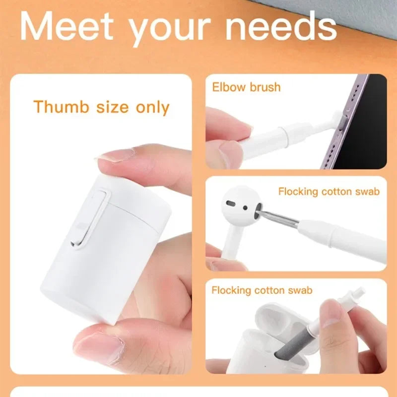 5in1 Bluetooth Earphone Cleaning Brush Set Portable Magnetic Earbuds Case Box for Apple AirPods Pro SONY Earbuds Cleaner Kit New