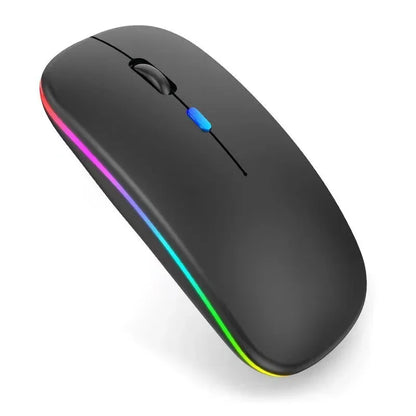 Wireless Mouse RGB Rechargeable Bluetooth Mice Wireless Computer Mause LED Backlit Ergonomic Gaming Mouse for Laptop PC