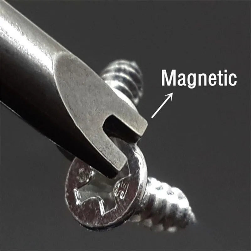 5Pcs 1/4 Inch Shank Hex Magnetic U Shaped Screwdriver Bits 50mm Length Long Spanner Screw Driver U4-U8 for Hand Tools