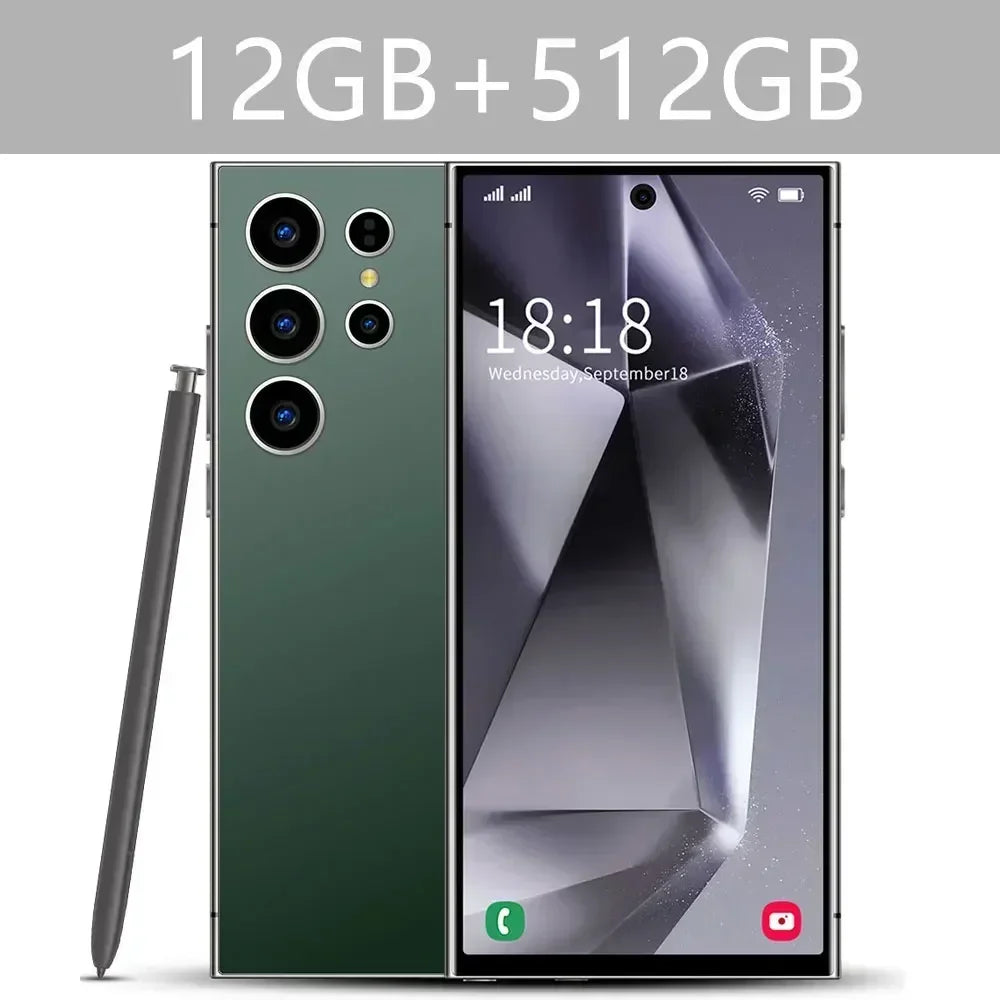 S24 Ultra Smart Mobile Phones Smartphone Android 14 Cell Phone 22TB+2TB 5G Dual SIM Snapdragon 8 gen 3 Global Version Cellphones