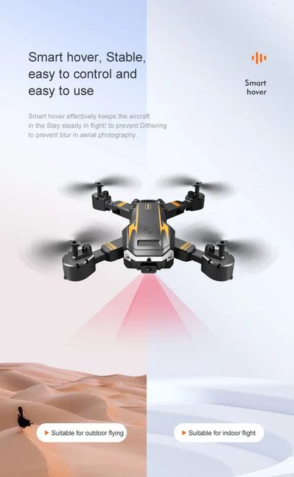 S6 Mini Drone Professional 4K HD Camera For XIAOMI Optical Flow Localization 3sided Obstacle Avoidance Quadcopter Toy Gift