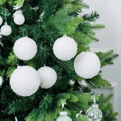 Christmas Ball Ornaments Shatterproof Christmas Decorations Tree Ball for Xmas Tree Wedding Party Holiday Decor 12/6PCS