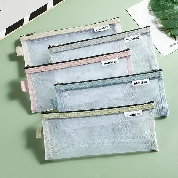 1 astuccio portapenne Simplicity Style per bambini, ragazzi e ragazze, in garza tinta unita, per cancelleria e materiale scolastico.