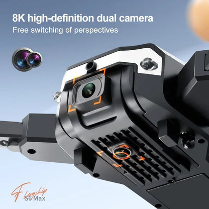 S6 Mini Drone Professional 4K HD Camera For XIAOMI Optical Flow Localization 3sided Obstacle Avoidance Quadcopter Toy Gift