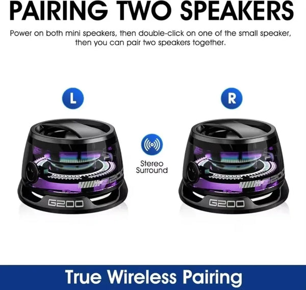 XIKCU Mini altoparlante Bluetooth portatile G200