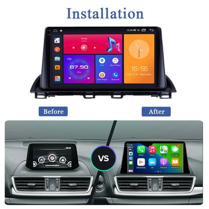 Android 13 Car Radio For Mazda 3 Axela 2014 - 2019 Multimedia Radio Player GPS Navigation Video Stereo Audio Head Unit 2DIN DVD