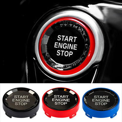 Car Engine Start Stop Switch Button Sticker Interior Trim For BMW X1 E84 E81 E87 X5 E70 X6 E71 E90 E60 E92 E93 Auto Accessoire