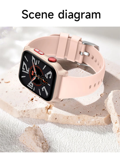 2025 New Flashlight Smart Watch Woman Men HD Touch Screen BT Call Multi Sport Mode Health Monitoring IP68 Waterproof Smartwatch