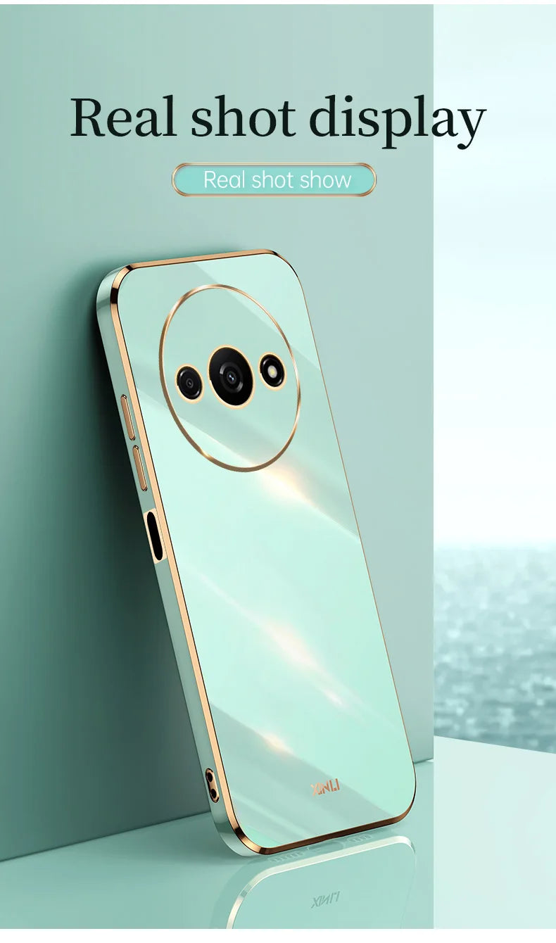 For Redmi A3 Case Soft TPU Case Anti-Fingerprint Camera Protection Cover For Xiaomi Redmi A3