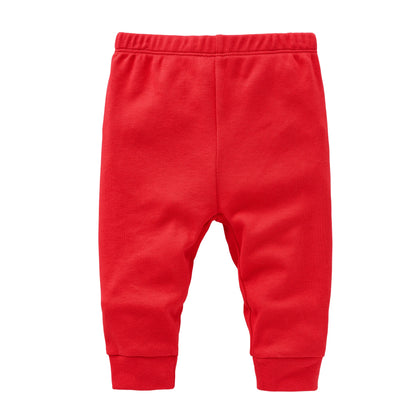 100% Cotton Baby Pants Blank Trousers Kids Leggings Black For  0-12 M