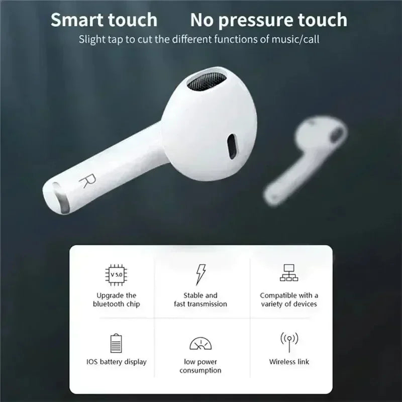 TWS Pro6 Earphone Bluetooth Headphones with Mic 9D Stereo Pro 6 Earbuds for Xiaomi Samsung Android Wireless Bluetooth Headset