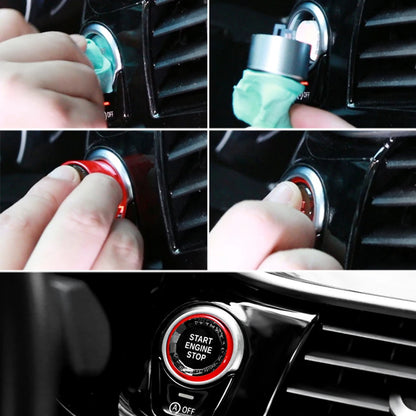 Car Engine Start Stop Switch Button Sticker Interior Trim For BMW X1 E84 E81 E87 X5 E70 X6 E71 E90 E60 E92 E93 Auto Accessoire