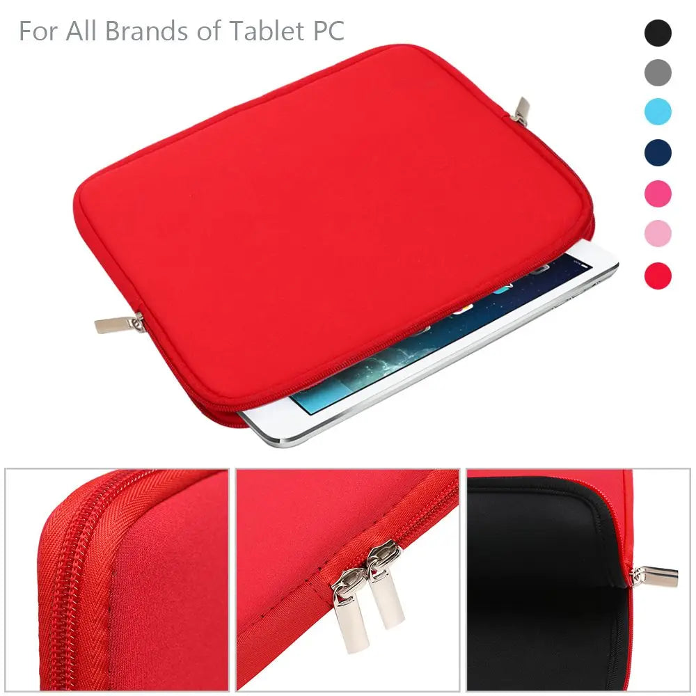 Tablet Case Sleeve Bag Cover Protective Pouch Shockproof For Apple iPad Samsung Galaxy Tab Huawei MediaPad