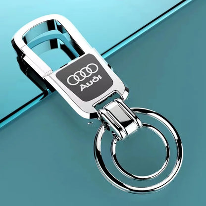 Fashion Metal Car Keychain Key Chain Ring Car Key Holder Auto Styling For Audi S Q7 A1 A7 Q3 8L TT Mk2 C5 A5 A3 A4 B8 8P 8V A6 C