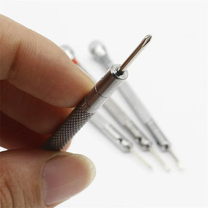 Small 0.8-1.6mm Steel Screwdriver For Watch Glasses Repairing Portable Hand Tools Band Removal With Mini Link Pins Watchmaker