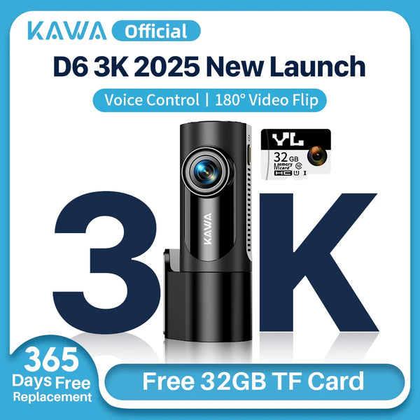 Dash cam KAWA D6 Videoregistratore