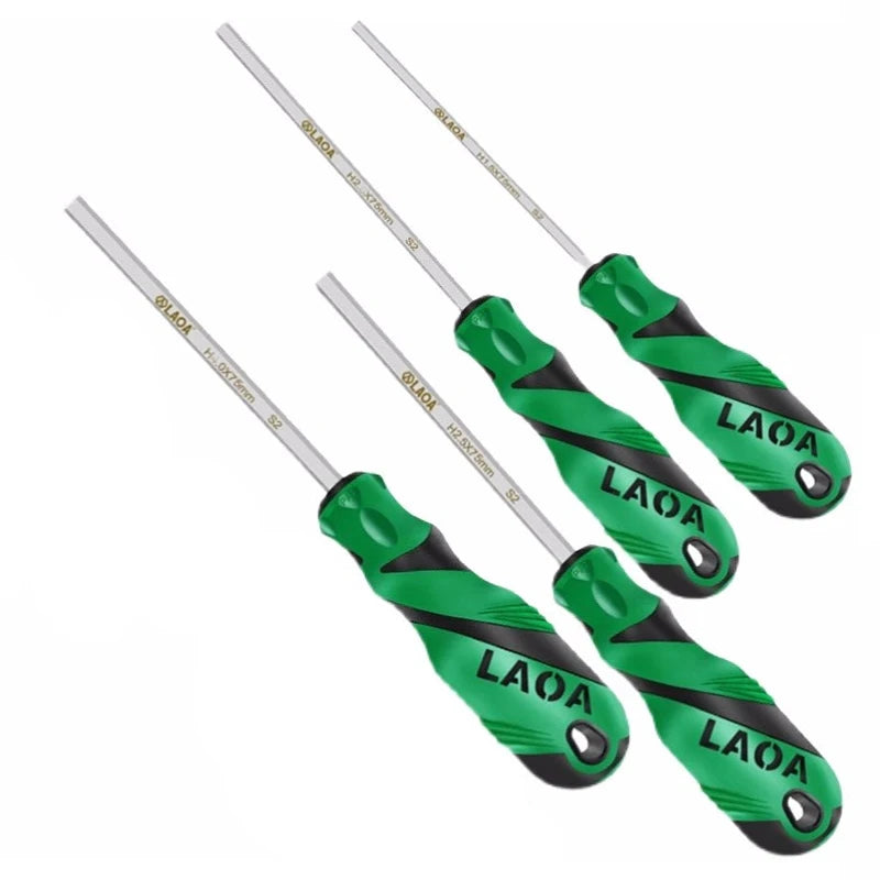 LAOA Screwdriver Allen Driver Precision Hexagon Socket Screwdriver Magnetic Hex Screwdriver 1.5MM/2.0MM/2.5MM/3MM/4MM