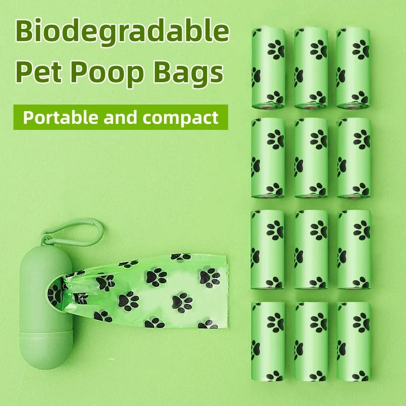 New Dog Poop Bag Biodegradable Pet Garbage Bag Dog Poop Bags Dog Poop Bag Dispenser Dog Cleaning Supplies Dog Products for Dogs