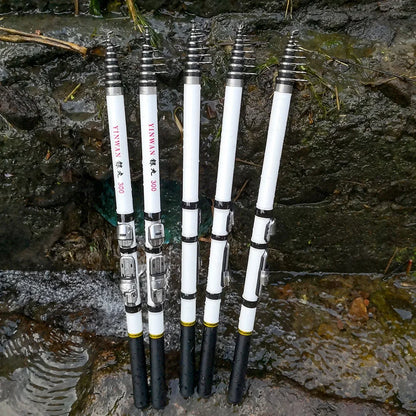 JOSBY Telescopic Rock Fishing Rod Spinning Carp Feeder Carbon Fiber Pesca 3M 2.7M 2.4M 2.1M 1.8M 1.5M Mini Travel Ultra durable