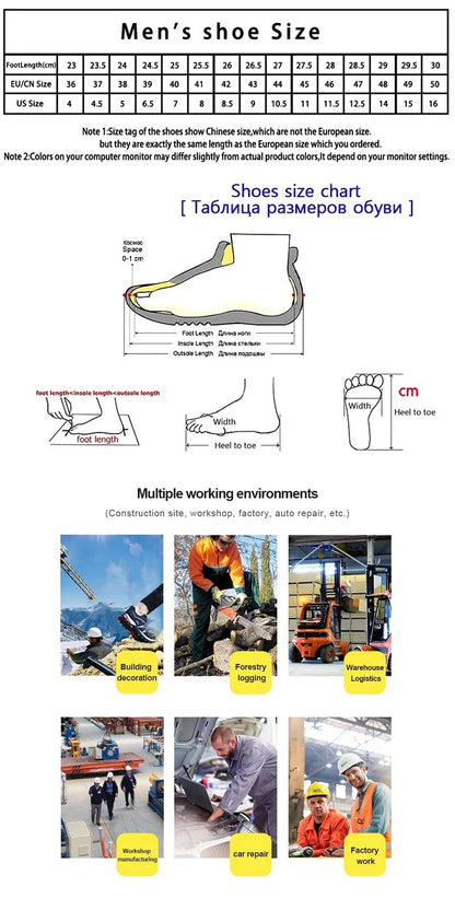 New women's lightweight breathable anti-smashing anti-skid protective steel toe work women's work shoes mesh safety shoes