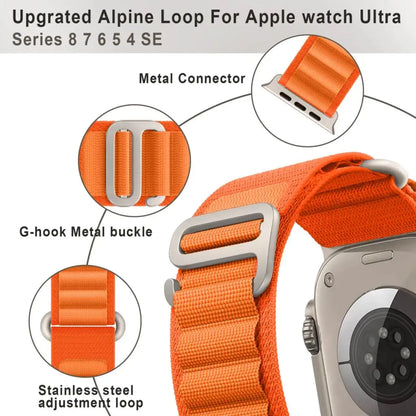 Alpine Strap for Apple watch Ultra 2 Band 44mm 40mm 45mm 41mm 38mm 42mm 49mm bracelet iWatch series 9 8 7 6 5 4 3 se Bands