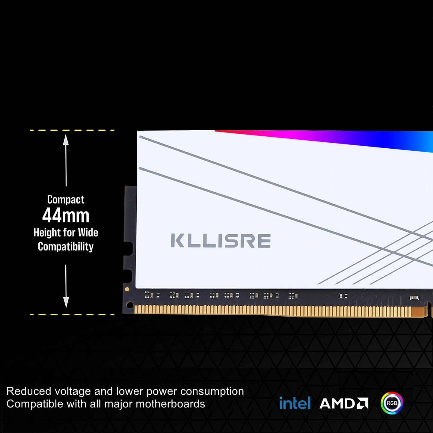 Kllisre ram DDR4 8GB 16GB RGB Memory 3200MHz 1.35V desktop dimm High Compatible