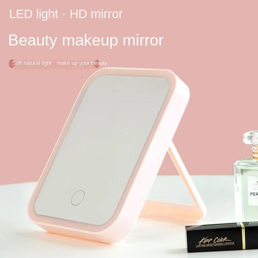 Make-up Mirror Charging Complement Table Folding Portable Mirror Led Make-up Mirror with Light