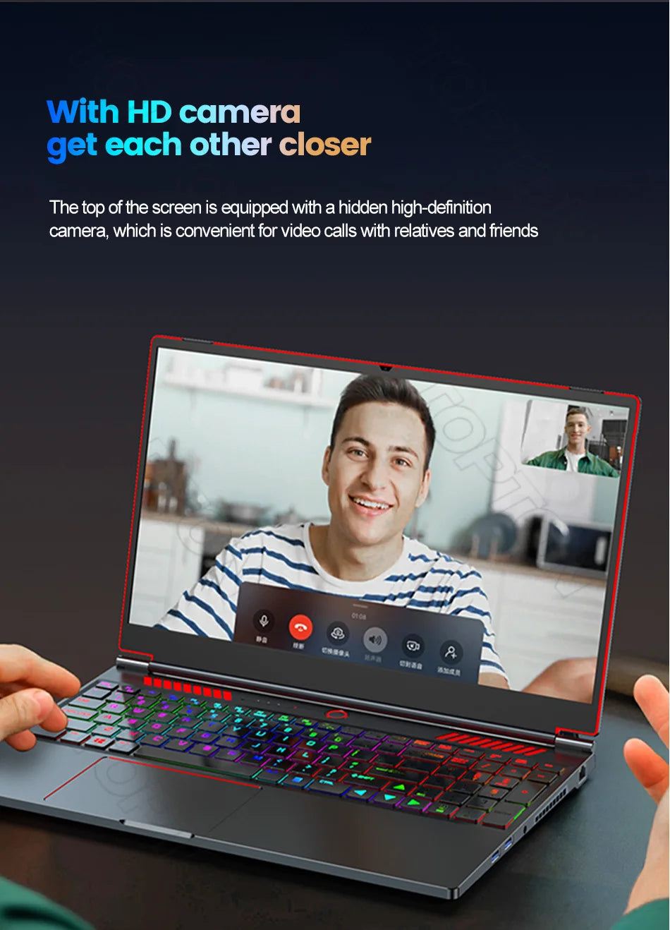 Hot Sale Gaming Laptop 16.1" Full HD Display, Intel Core i9-10880H NVIDIA GeForce GTX 1650 64GB RAM 2TB SSD RGB Backlit Keyboard