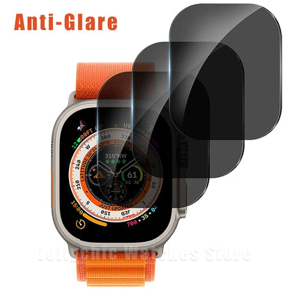 For Apple Watch Ultra 2 49MM Anti-Peeping Anti-Glare Screen Protector Film for IWatch Series 9 8 7 SE 4 5 6 40MM 44MM 41MM 45MM