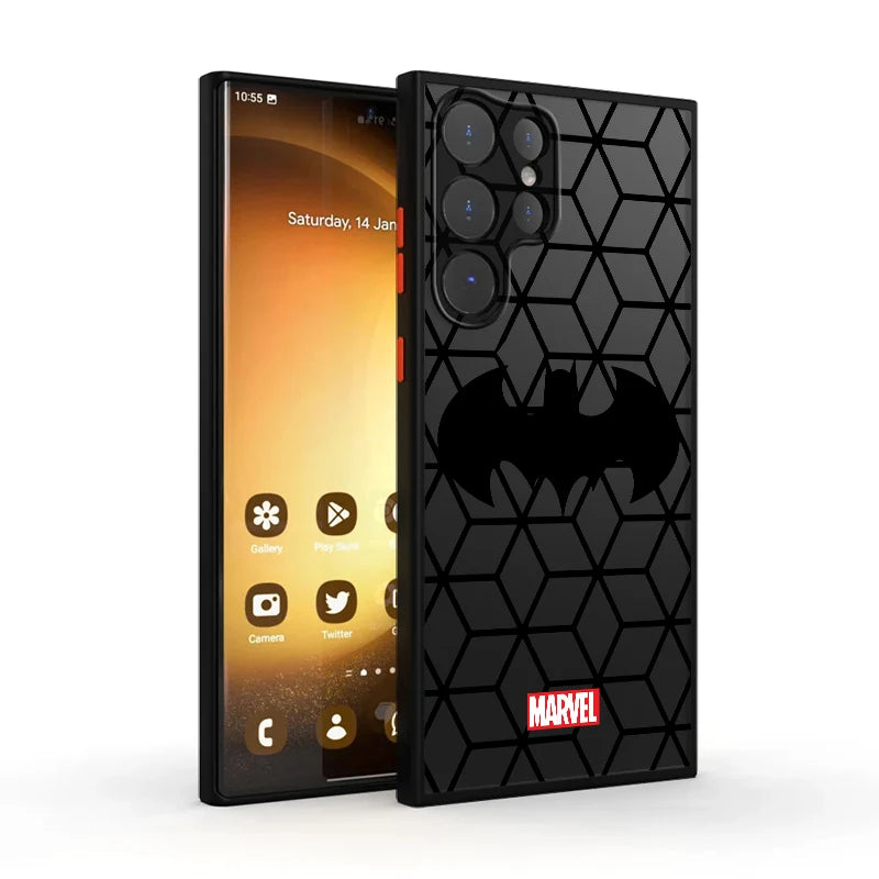 Marvel Logo Phone case for Samsung Galaxy S24 S25 S23 S22 S21 S20 Plus Ultra FE soft fundas cases