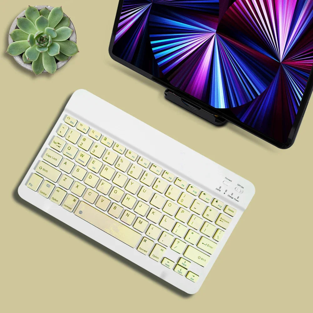 Tablet Wireless Keyboard For iOS Android Windows For iPad Huawei Samsung Xiaomi Teclado Bluetooth-compatible Keyboard and Mouse