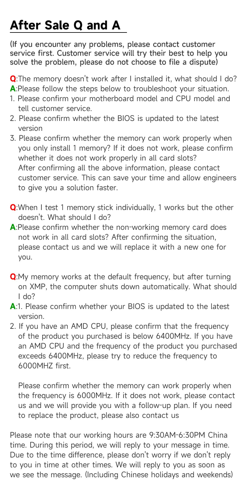 KingBank CL28 Memoria DDR5 32GB RAM 16GBX2 6000MHZ Rams Memory DDR5 Kit UDIMM Dual Channel Computador Desktop PC Hynix A die