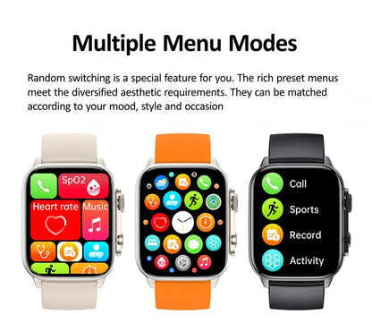 2023 Ultra Smart Watch Men Series 8 47mm 2.0inch High Refresh Rtae AMOLED Screen NFC Bluetooth Call Smartwatche for Apple